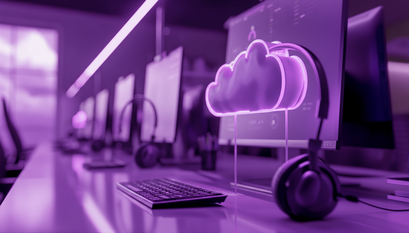 نظام مركز الاتصال السحابي