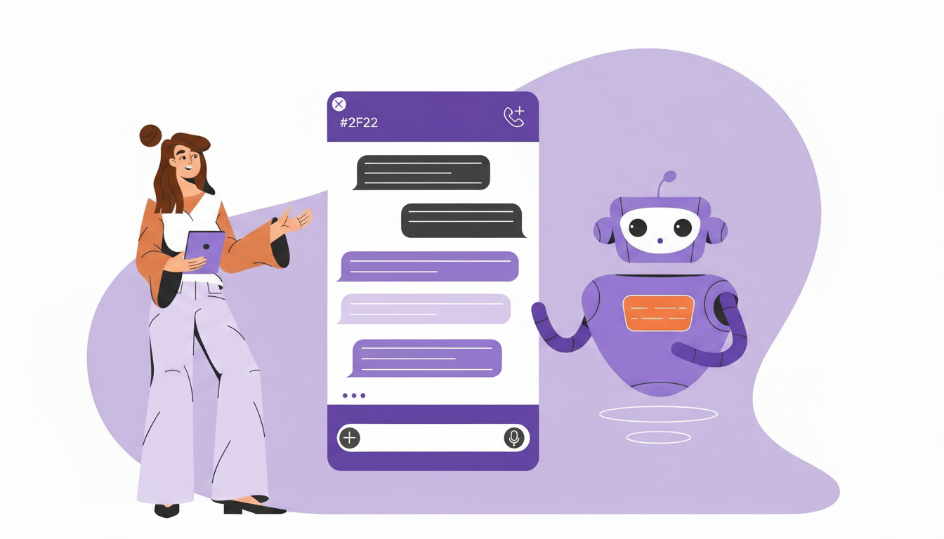 التكامل بين الدردشة الفورية وروبوتات المحادثة