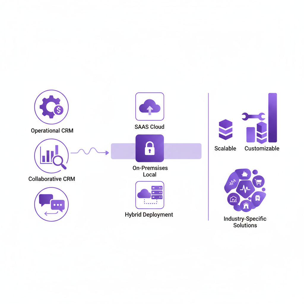 أنواع أنظمة إدارة علاقات العملاء